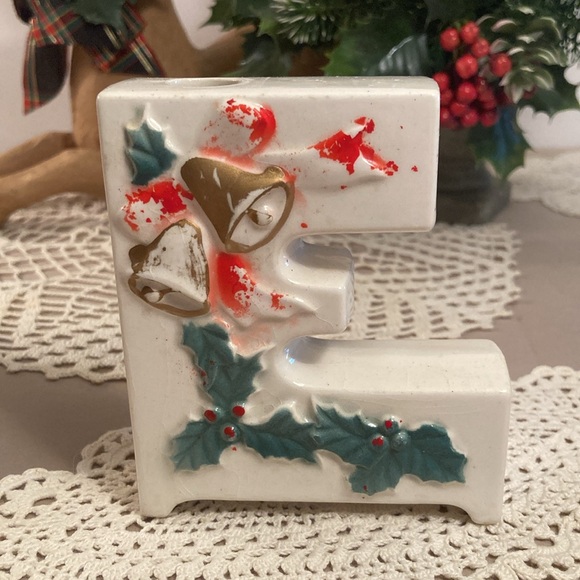 Vintage Noel Christmas Candle Holders Set In Original Box Lipper & Mann - Picture 4 of 16